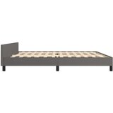  Okvir za krevet s uzglavljem sivi 200x200 cm od umjetne kože | shoptok.hr