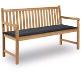  Jastuk za vrtnu klupu antracit 150 x 50 x 3 cm tkanina Oxford Cijene
