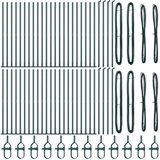  Stupovi Ograde Set od 104 Zeleni Beton 3.2 x 3.2 x 78.5 cm | shoptok.hr