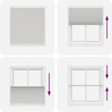 vidaXL Plisirana žaluzija svetlo siva 115x100 cm Širina tkanine | Shoptok.si