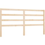Maison Chic posteljno vzglavje - vzglavna omarica - nočna omarica 206x4x100 cm trdna borovina, (21705357) Cene