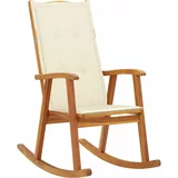  Gugalni stol z blazinami trden akacijev les, (20965011)