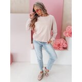 DStreet Bluza damska one size oversize KALISTYLE pudrowy róż | shoptok.hr