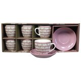 Sigma PORCELAN SET ZA KAFU 220ml 6/1 (PRUGE/ROZE) RXG-N6001B u