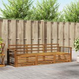  Set vanjskih sofa 3 kom. Prirodna Čvrsto drvo akacije | shoptok.hr