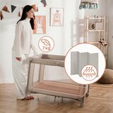 Lionelo putni krevetić 2u1 Amelie, Beige Sand | shoptok.hr
