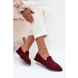 Boto Women's Loafers Made of Eco Suede Flat Bordeaux Miryelle | Shoptok.si