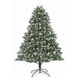 vidaXL Umestno božično drevo med 300 LED Zelena 160 x 160 x 240 cm | Shoptok.si