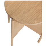 Hübsch Okrogla stranska mizica v hrastovem dekorju ø 45 cm Heritage – | Shoptok.si