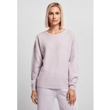 UC Curvy Women's chunky fluffy soft lilac sweater | Shoptok.si