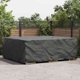 vidaXL Prevleka za zunanje pohištvo Črna 300 x 250 x 100 cm 210D | Shoptok.si