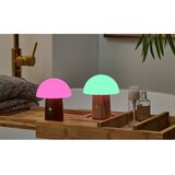 Gingko Bijela/u tamnoj prirodnoj boji LED stolna lampa (visina 12,5 cm) Alice Mushroom – | shoptok.hr