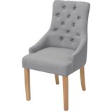 Furnova Jedilni stoli 2 kosa svetlo sivo blago, (21928651) | Shoptok.si