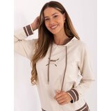 RELEVANCE Sweatshirt-RV-BL-A857.47-light beige | Shoptok.si