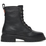 Tommy Hilfiger Gležnjarji Th Plaque Pebble Lace Boot Warm FW0FW08767 Črna Cene