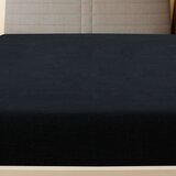  Plahte s gumicom od žerseja 2 kom crne 140x200 cm pamučne | shoptok.hr