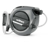 Wiltec avtomatska izvlečna cev za vodo 15m stenski navijalni boben do 8bar 64155 | Shoptok.si