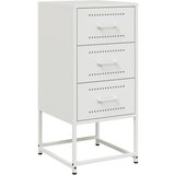 Furnova Nočna omarica bela 36x39x78 cm jeklo, (21926603) | Shoptok.si