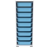 Hanah home višenamenska polica zola 9N white blue | ePonuda.com