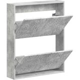  Ormar za cipele na zidu DELFT 71 x 17 x 86 cm Konstruirano drvo - Betonska siva | shoptok.hr