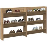  Ormar za cipele Zidne 2 pcs Umjetnički hrast 85 x 18 x 90 cm | shoptok.hr