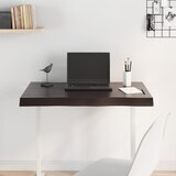Stolna ploča tamnosmeđa 80x50x(2-6) cm obrađena hrastovina | shoptok.hr
