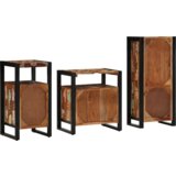 vidaXL Set namještaja za kupaonicu 3 pcs Čvrsto reciklirano drvo | shoptok.hr