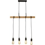 Lesnina XXXL VISEČA NIHALNA SVETILKA Woody 70/6/207 cm E27 | Shoptok.si