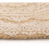  Ukrasni pleteni tepih od jute s uzorkom 150 cm okrugli | shoptok.hr