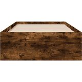  Okvir kreveta s ladicama boja dimljenog hrasta 75x190 cm drveni | shoptok.hr