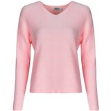 Only Puloverji ONLCAMILLA V-NECK Rožnata | Shoptok.si