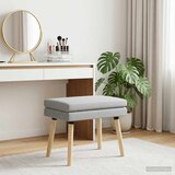  Klupa s dvostrukim slojem Svjetlosiva 60 x 40 x 46 cm Tkanina | Eponuda.com