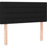  Krevet s oprugama i madracem crni 100 x 200 cm od tkanine | shoptok.hr