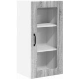 vidaXL Stenska kuhinjska omarica s polico Siva Sonoma 40 x 31 x 80 cm, (5000091853) | Shoptok.si