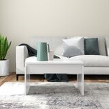  Stolić za kavu bijeli 68 x 50 x 38 cm od konstruiranog drva | shoptok.hr