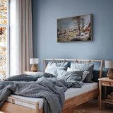  Slika - Pieter Bruegel the Elder – Winter Landscape with Birdtrap 120x80 U prirodnom drvenom okviru | shoptok.hr