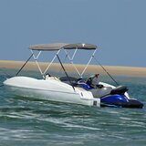 Tenda bimini s 3 luka i mrežastim zidovima 183x(185-198)x137 cm | shoptok.hr
