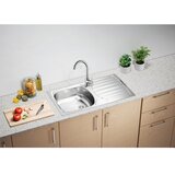 Alveus ugradbeni sudoper basic 170 (78 x 43,5 cm, plemeniti čelik) | shoptok.hr