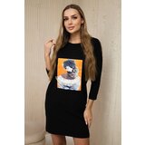 Kesi Dress with graphics 3D, lace black | shoptok.hr