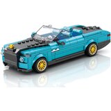  Tehnički blokovi Retro automobil PLAVI KABRIOLET zlatni naplatci 417 dijelova ZA5788 | shoptok.hr