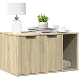  Kutija z mačji pijesak boja hrasta 80x50x45cm konstruirano drvo | shoptok.hr