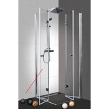 Sanotechnik zložljiva tuš vrata duet leva izvedba M12100FL 95-97 x 195 cm | Shoptok.si