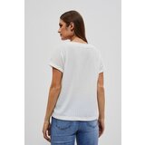 Marisse Women's T-Shirt L-Ts-4024 Off White | Shoptok.si