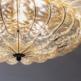  siru - stropno svetlo sole 3xE14/40W/230V prečnik 31 cm bež/hrom venecijansko staklo | Eponuda.com