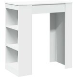  Barski stol s držačima bijeli 95x47x103 5 cm drveni | shoptok.hr