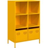  Visoka komoda boja senfa 68x39x103 5 cm od čelika | shoptok.hr