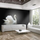  Tapeta - swan (black and white) 300x231 Cijene