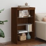  The Living Store Komoda z LED lučkami dimljen rjav hrast 60,5x37x100 cm - Komoda, (21502332) Cene