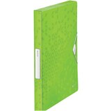 Leitz Mapa s klapo in elastiko A4 PP wow, 30 mm, svetlo zelena Cene