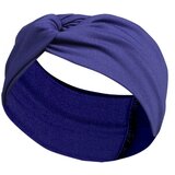 INF Mehka in šik: enobarvni trak za lase s križnim vzorcem NavyBlue, (21784147) Cene